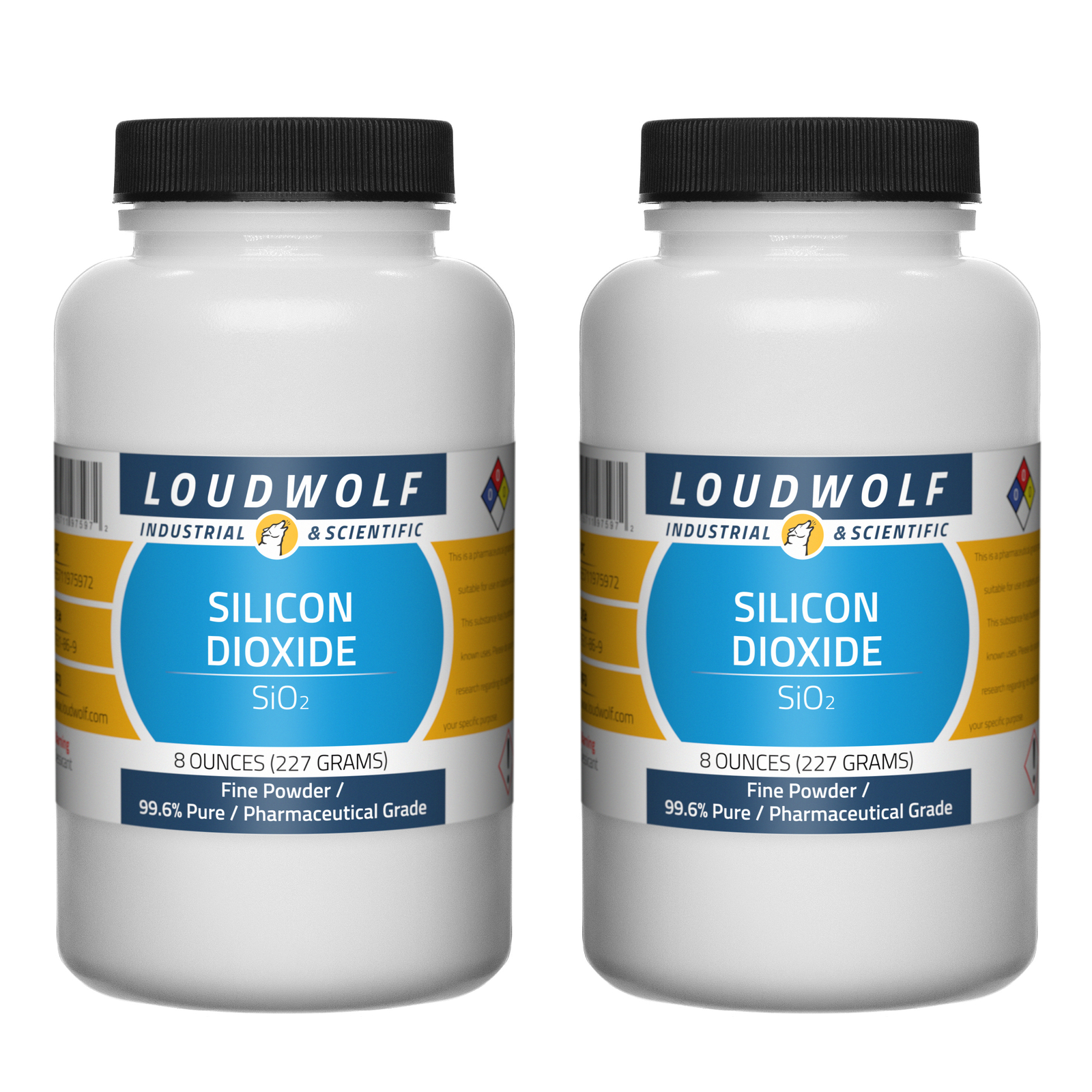 Silicon Dioxide, 1lb, Pharmaceutical Grade, Sturdy Bottles, SHIPS SAME DAY