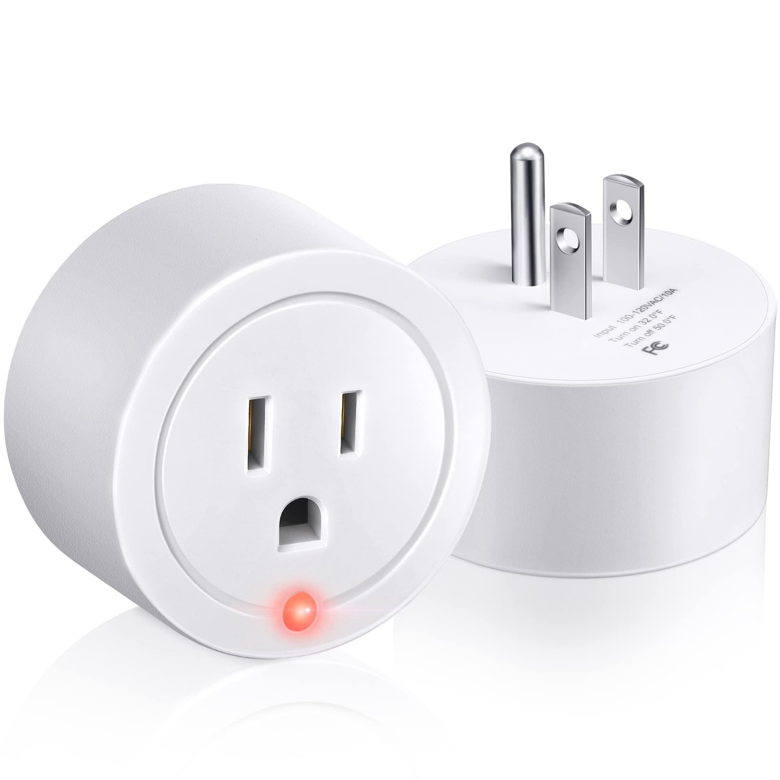 2 Pieces Thermostatically Controlled Outlet, On at 32°F/Off at 50 °F Thermost...