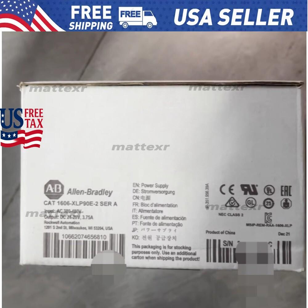New AB 1606-XLP90E-2 Power Supply 380-480V AC wide range Input US Free Tax