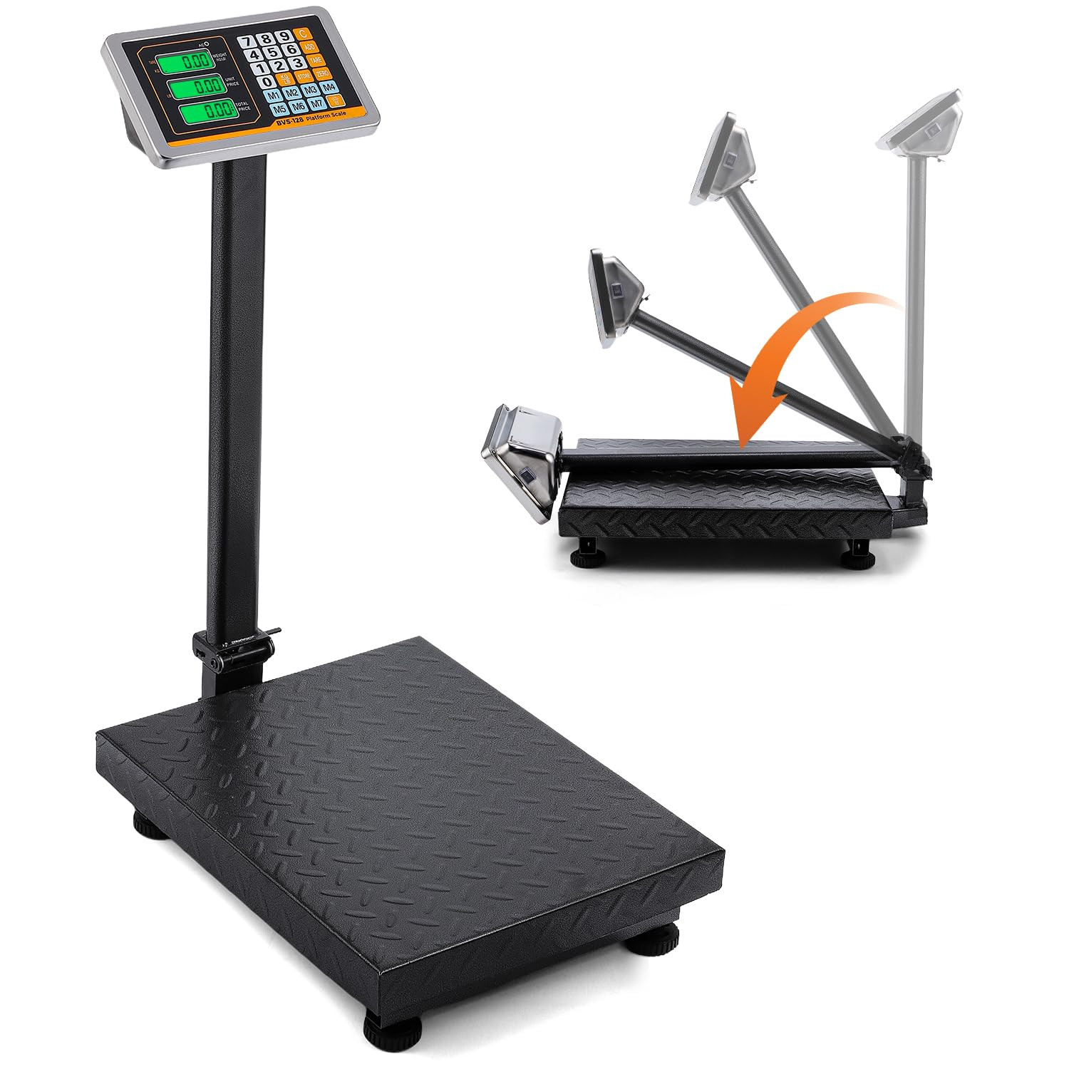 Bonvoisin Digital Platform Scale 660Lbs Heavy Duty Floor Scale KG/LB Switchable