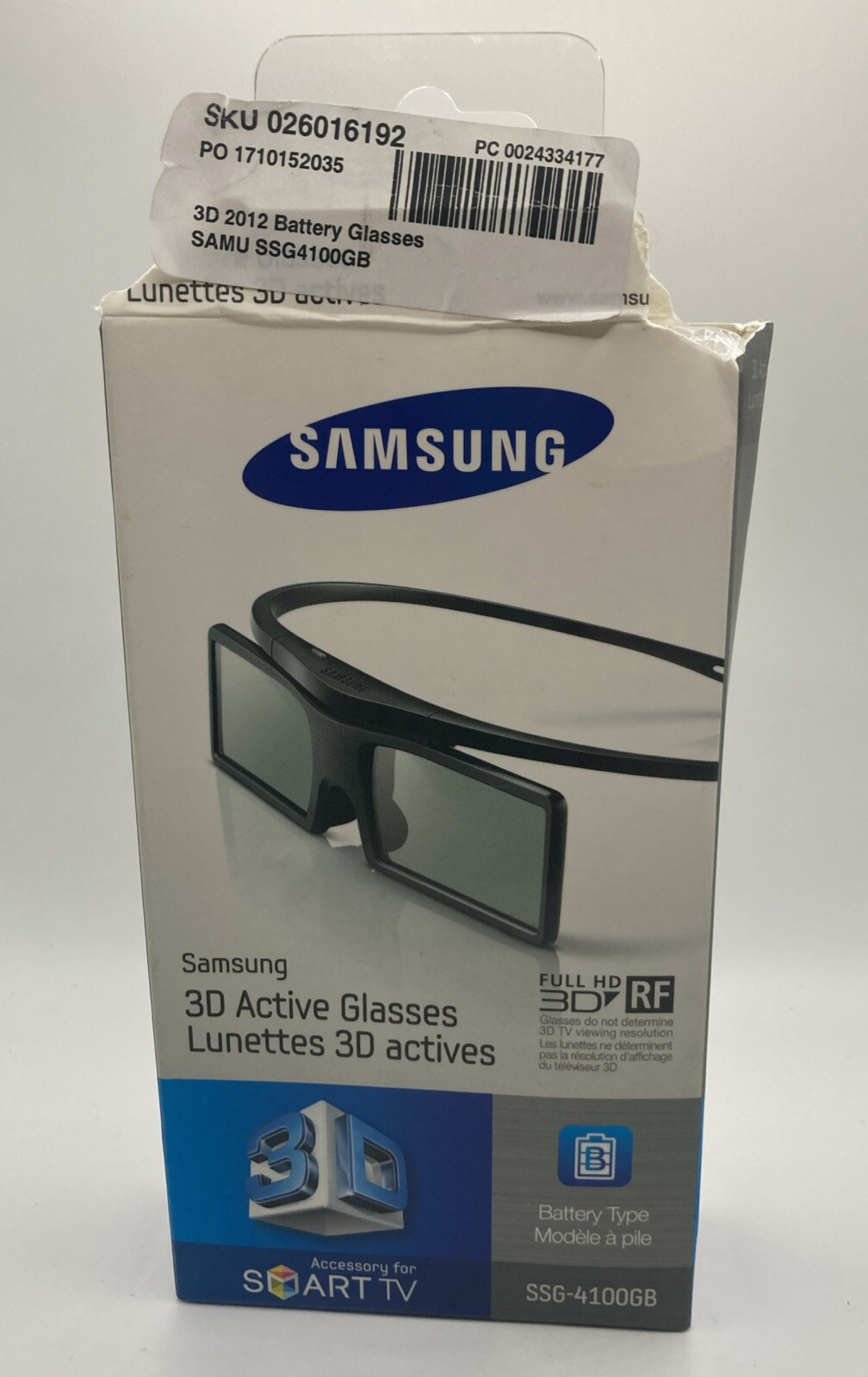 Samsung 3D Active Glasses / SSG-4100GB 2011-2012 Samsung TV Models