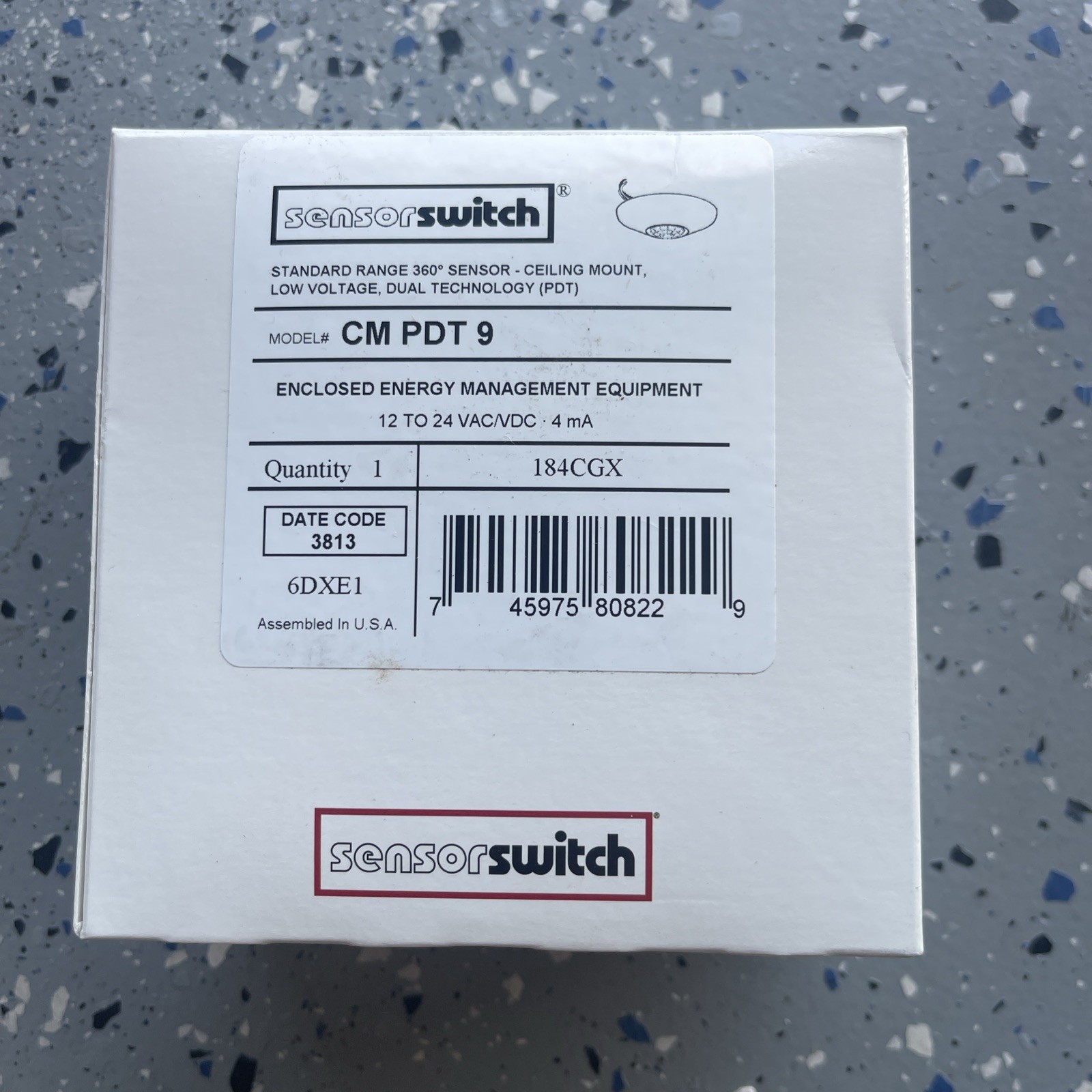 New Acuity Controls Sensor Switch- CM PDT 9 Ceiling Mount Sensor- Fast Shipping