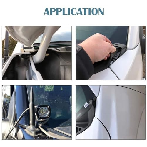 Hood Light Mount Bracket, 2pcs Hood Ditch Side Pillar Bracket Front A Pillar