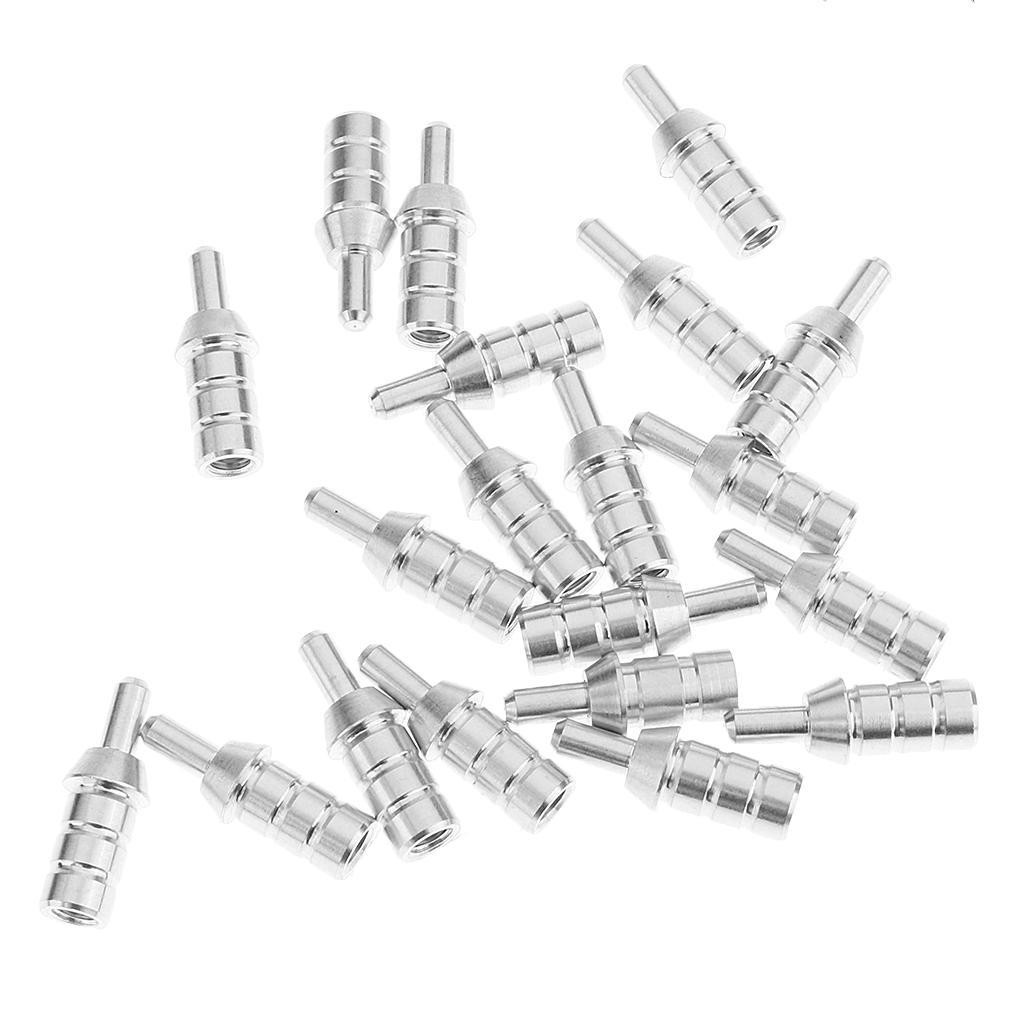 20 Pieces Alloy Archery Nock Pins for Inner Diameter 6.2mm