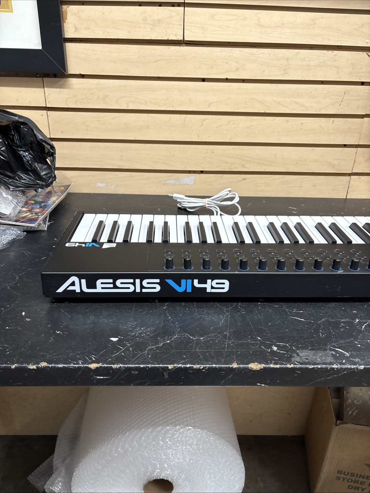 Alesis VI49 Advanced 49-Key USB/MIDI Keyboard Controller - No Power Adapter