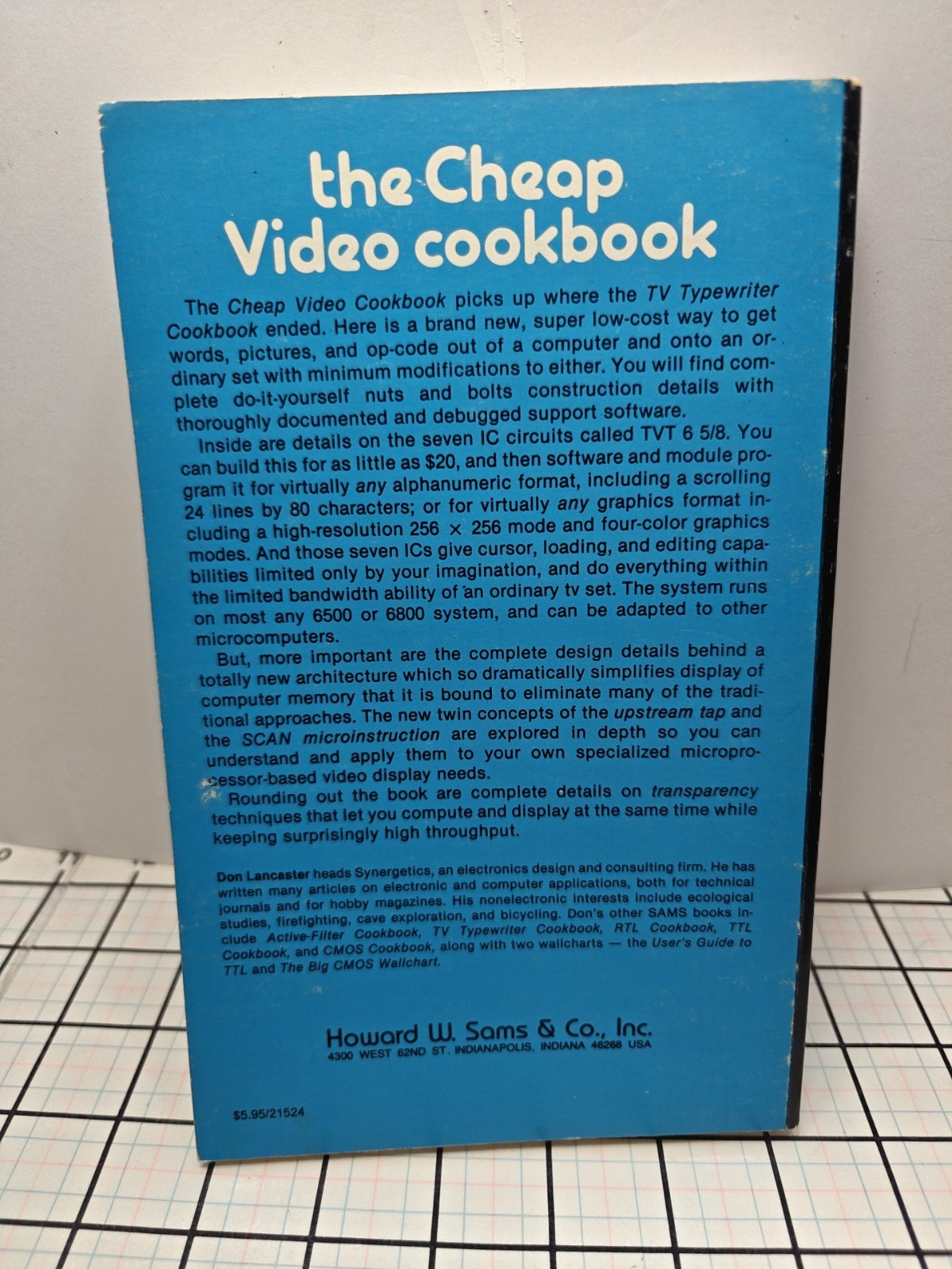 Lot of 4 VTH computer books Cheap Video Cookbook, Basic Programs Games, Apple 2