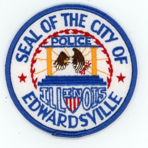 ILLINOIS IL EDWARDSVILLE CITY PATCH NICE SHOULDER PATCH POLICE SHERIFF