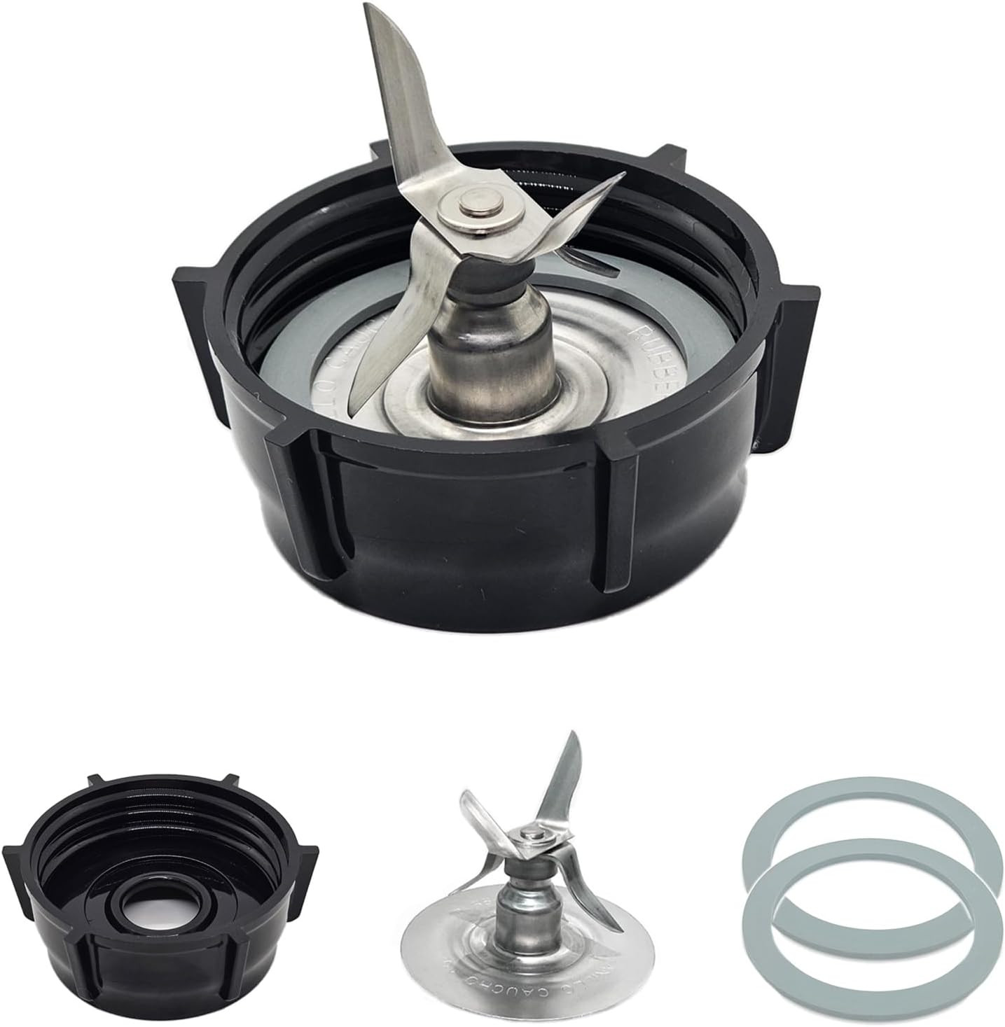 For Oster Blender Replacement Parts Blender Ice Blade with Jar Base Cap and Two