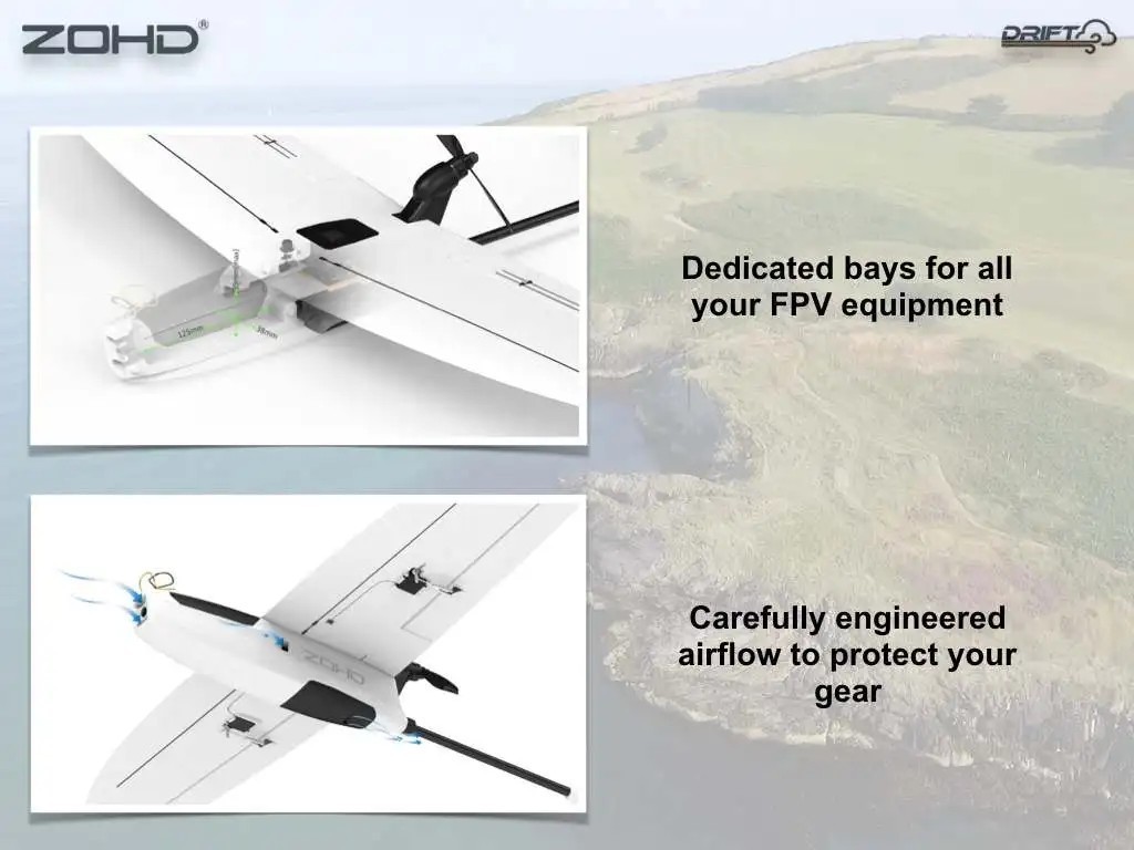 ZOHD Drift 877mm Wingspan FPV Drone AIO EPP Foam UAV Remote Control