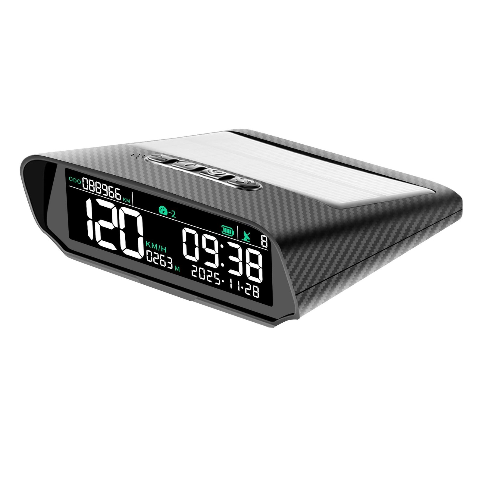 X100 GPS Digital Speedometer MPH for Cars LCD Screen Odometer Withe Overspeed...