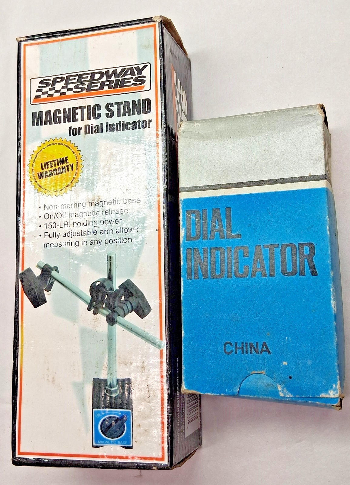 Machinists 0 - 1" Dial Indicator with Speedway Magnetic Indicator Stand