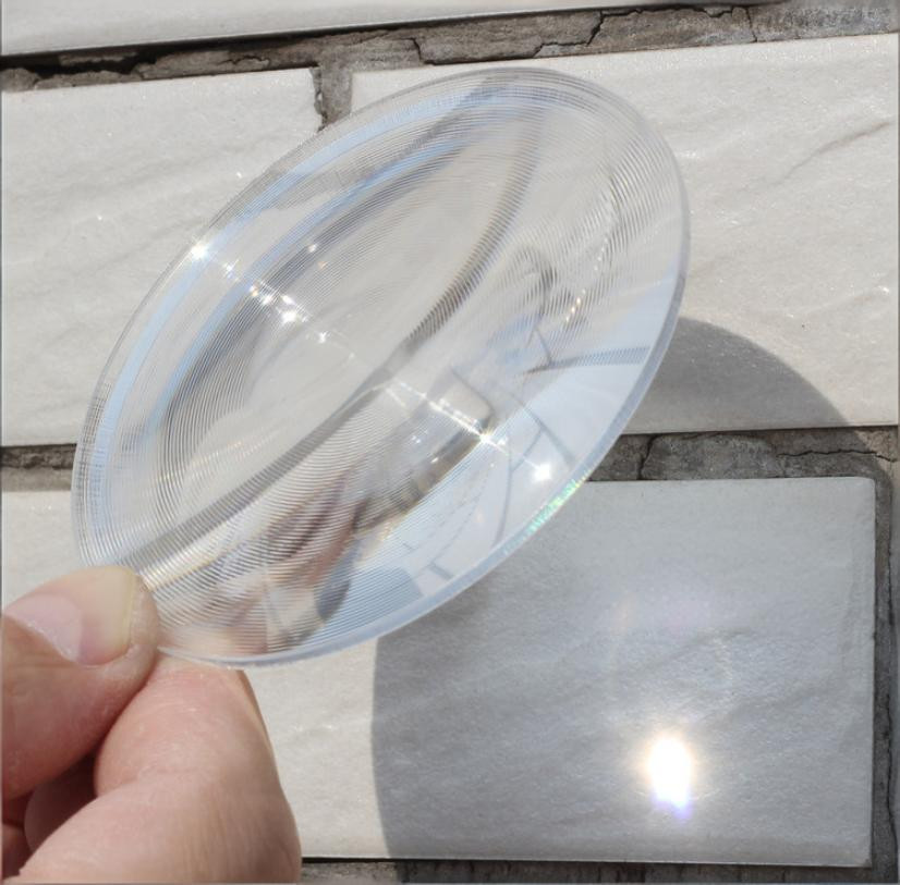 1PC Round 125mm Solar Fresnel Lens PMMA Zoom Lens Focal Length 1000mm Magnifier