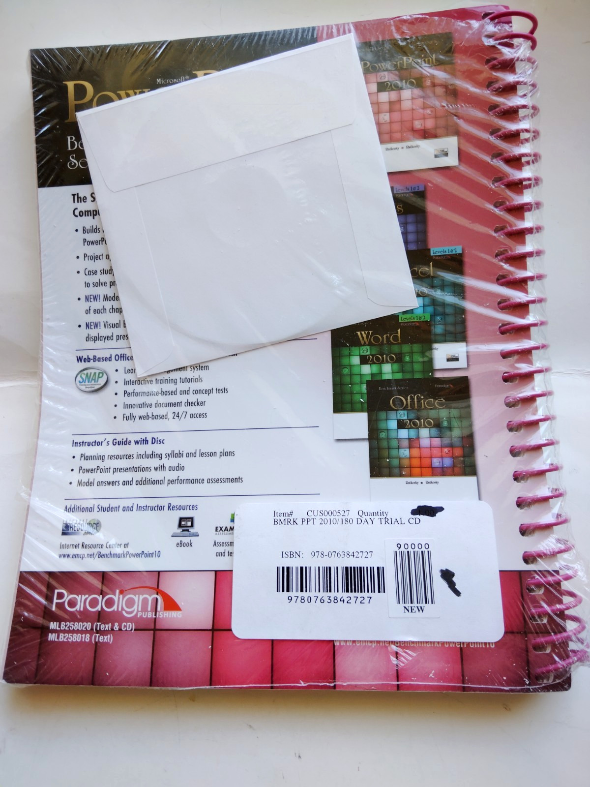 Microsoft PowerPoint 2010 Windows Instructors Guide Manual & Disc NEW Sealed
