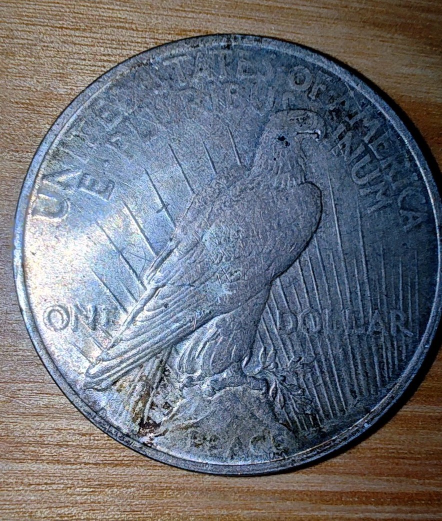 1923 $1 Peace Dollar MS Tape Toner
