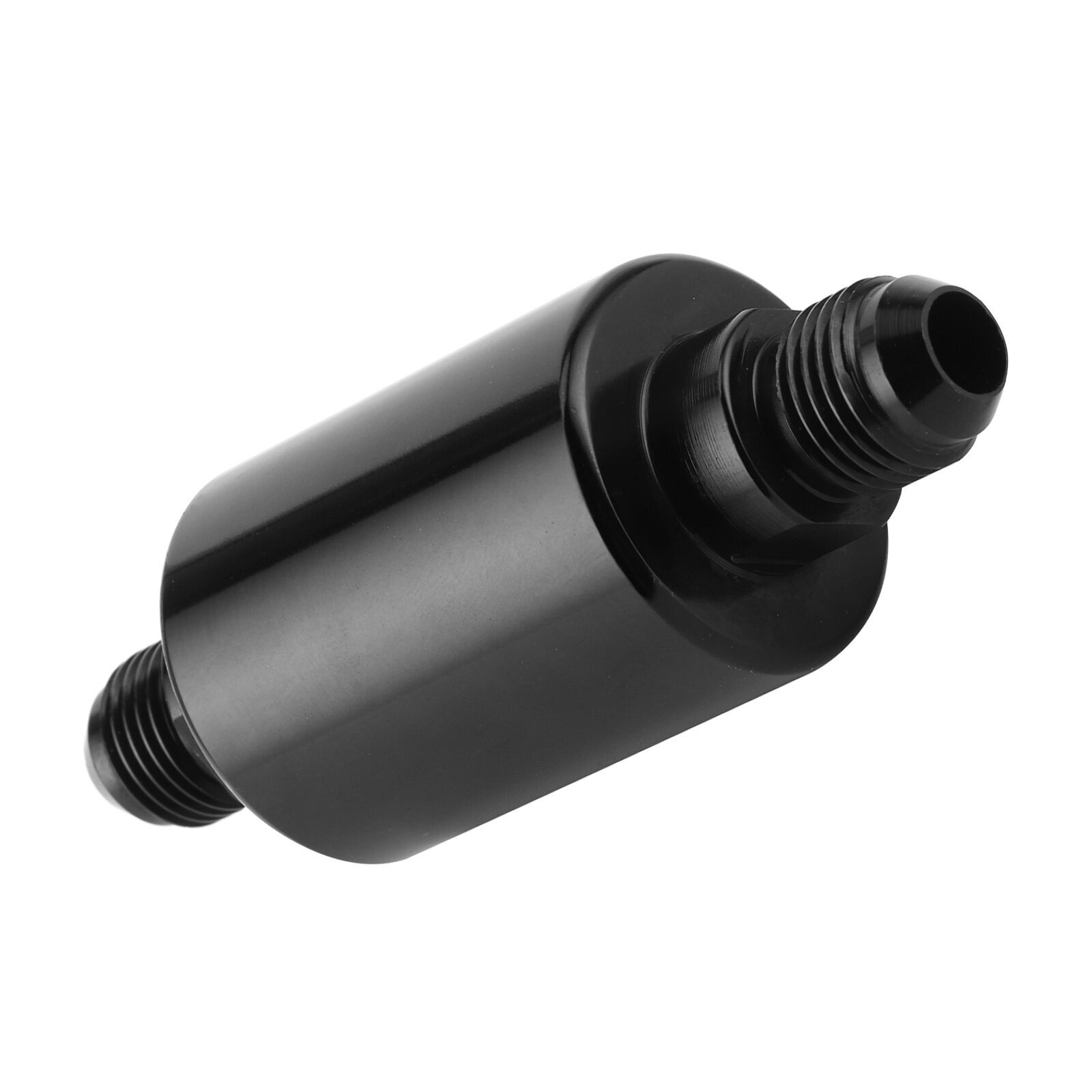 6AN Fuel Filters Removable and Replaceable Black Anodized Aluminum