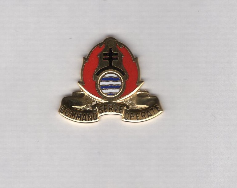US Army 479th Chemical Bn crest DUI c/b clutchback badge G-23
