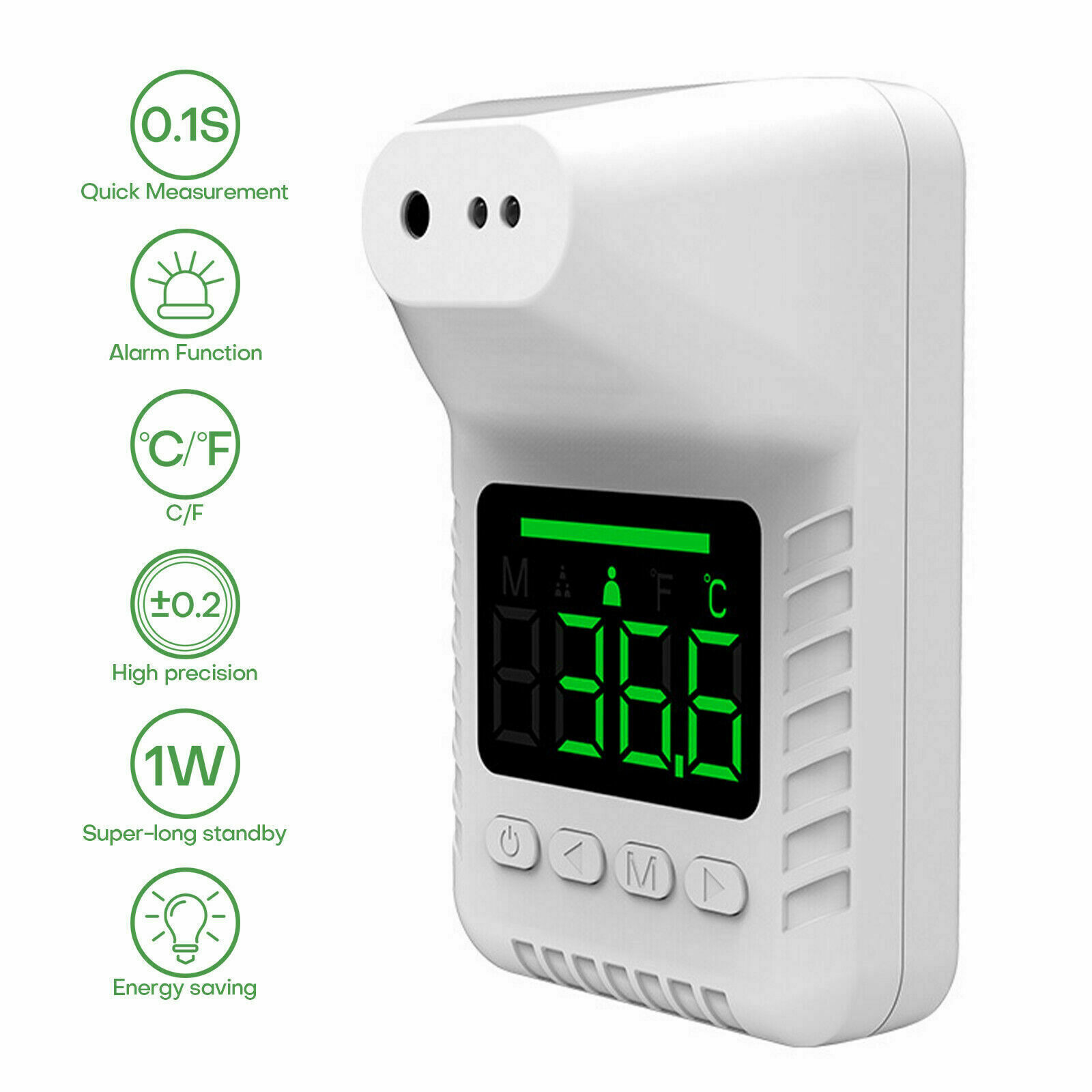 Medical Infrared Non-Contact Digital Forehead Body IR Thermometer Baby Adult kid