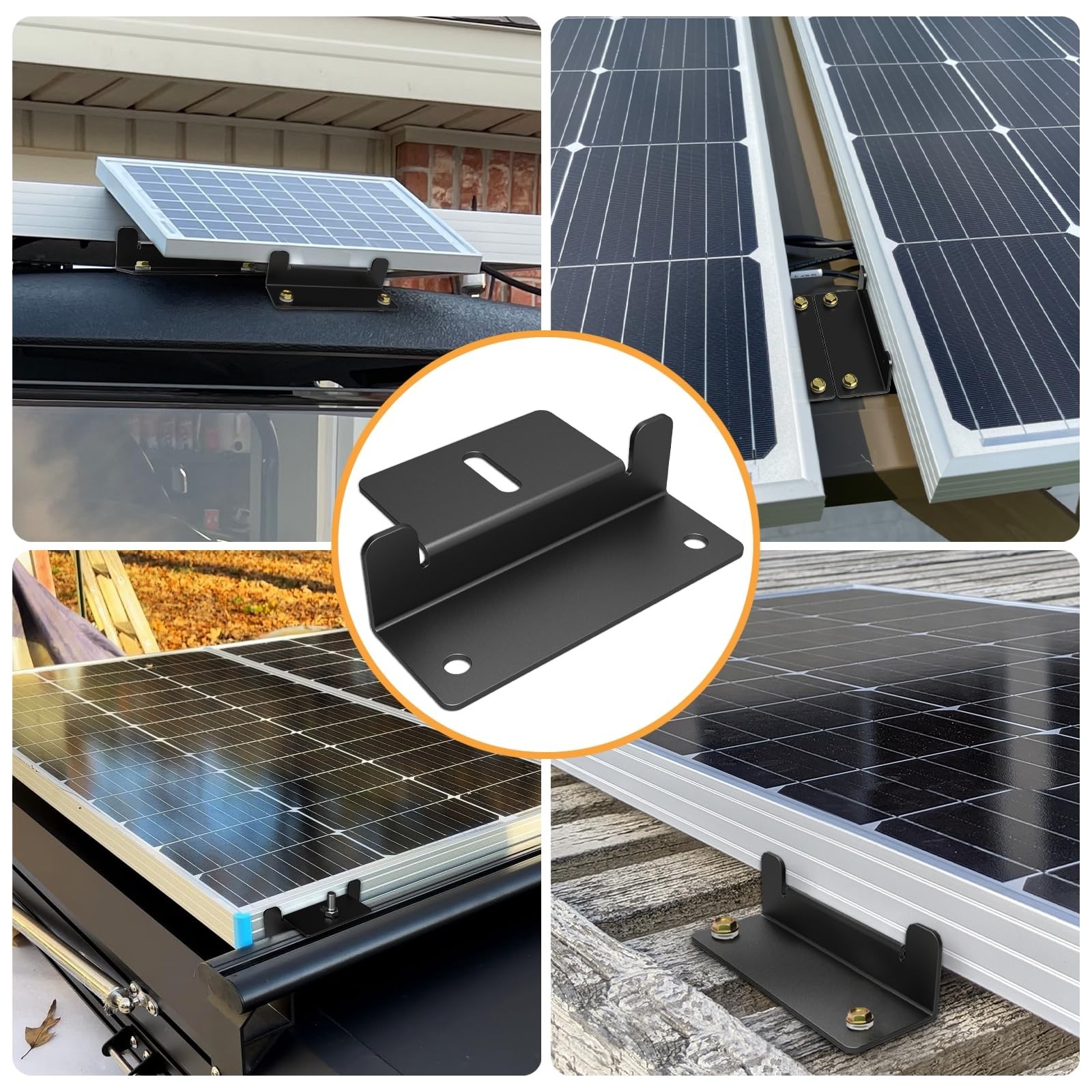 32 PCS Solar Panel Mounting Z Brackets,Lightweight Aluminum Solar Panel Mount...