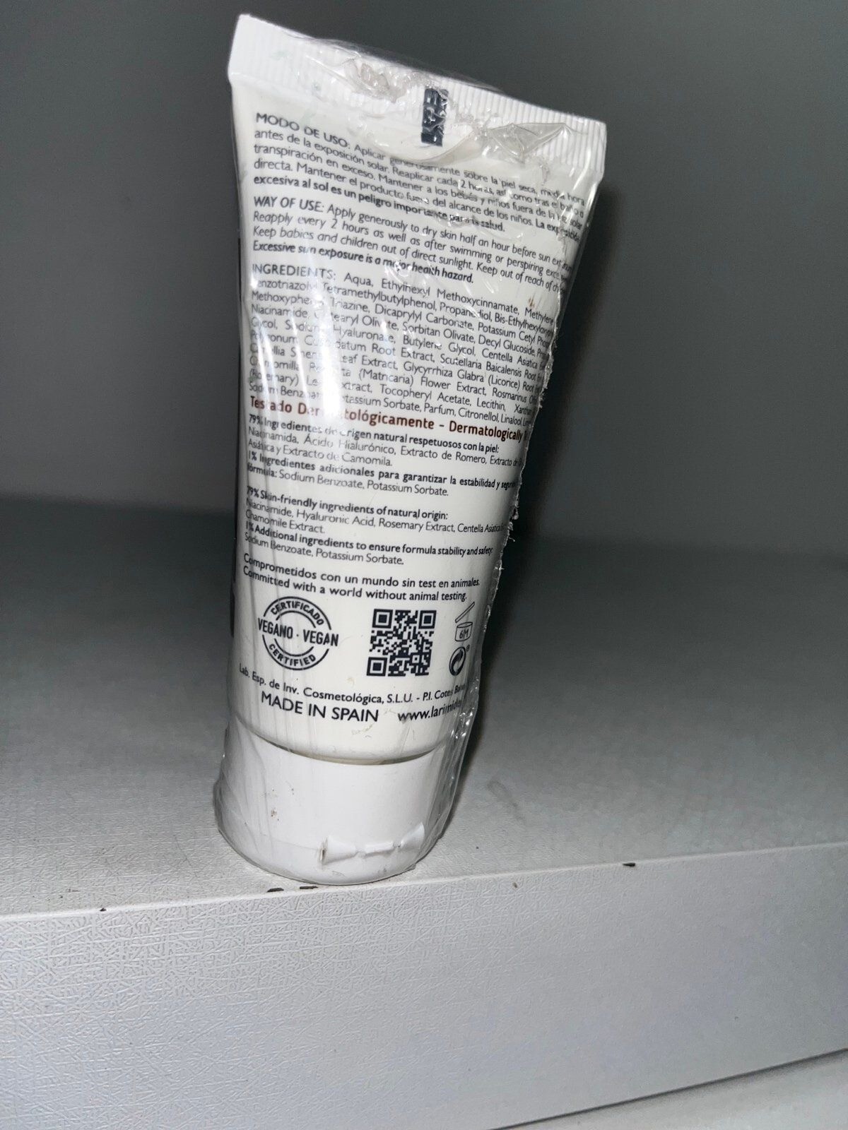 Larimide eclipse 50 plus sunscreen, 50ml sealed