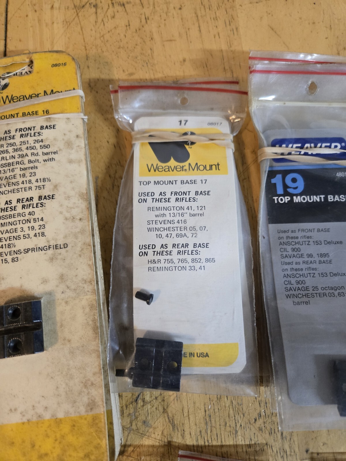 (1) weaver scope mount bases #12-46 (sold individually)