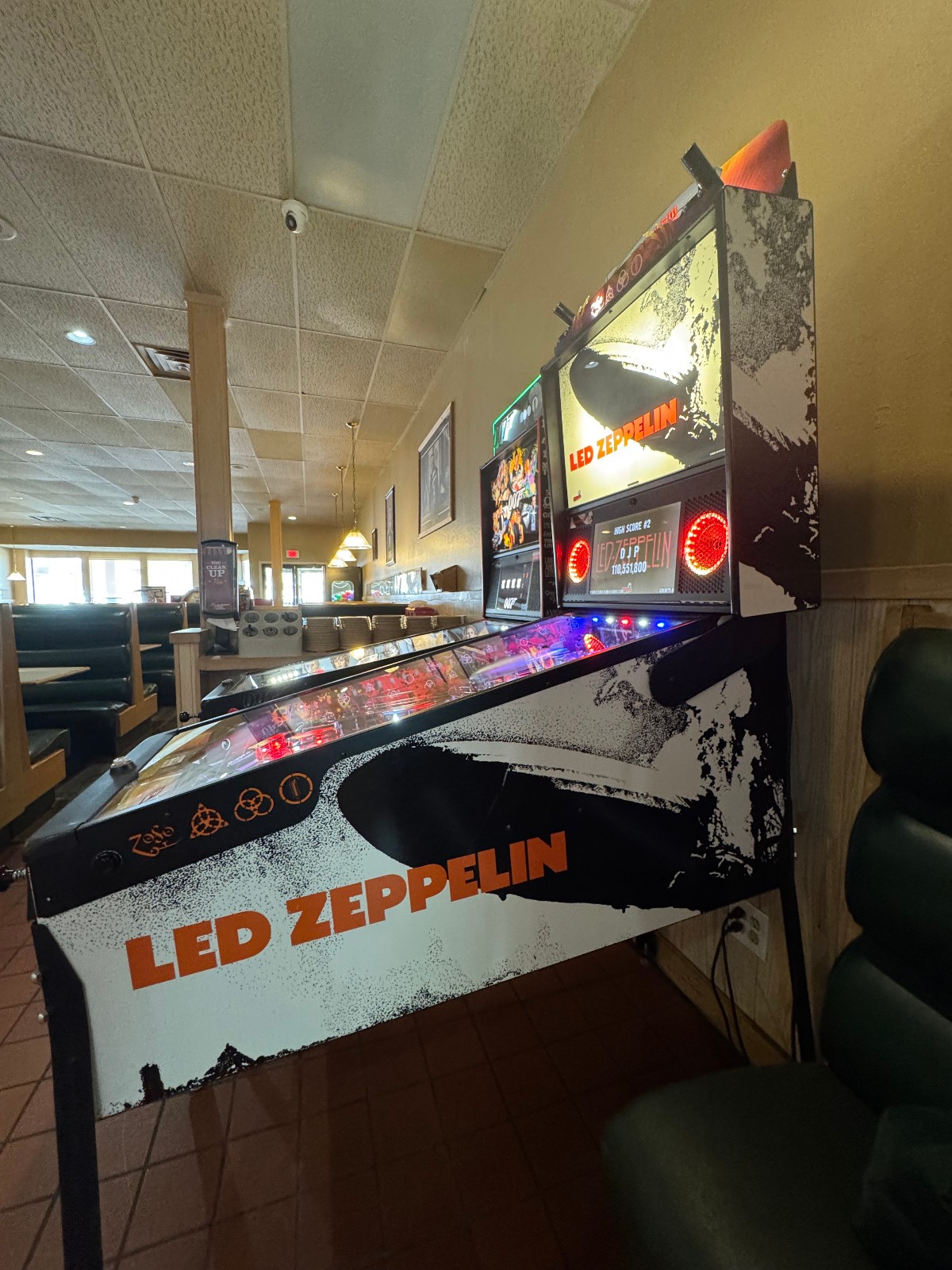 Stern LED ZEPPELIN-PREMIUM pinball: Expression Speaker Lighting, Topper, Hermit