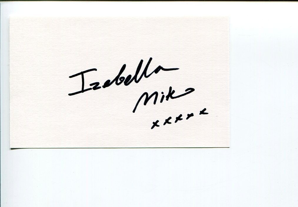 Izabella Miko Deadwood Coyote Ugly Clash of the Titans Signed Autograph