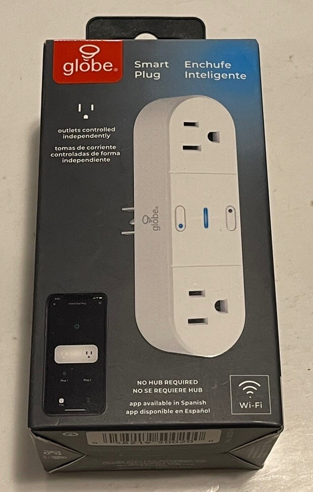 Globe Smart Plug, 2 Outlets, 50020-U