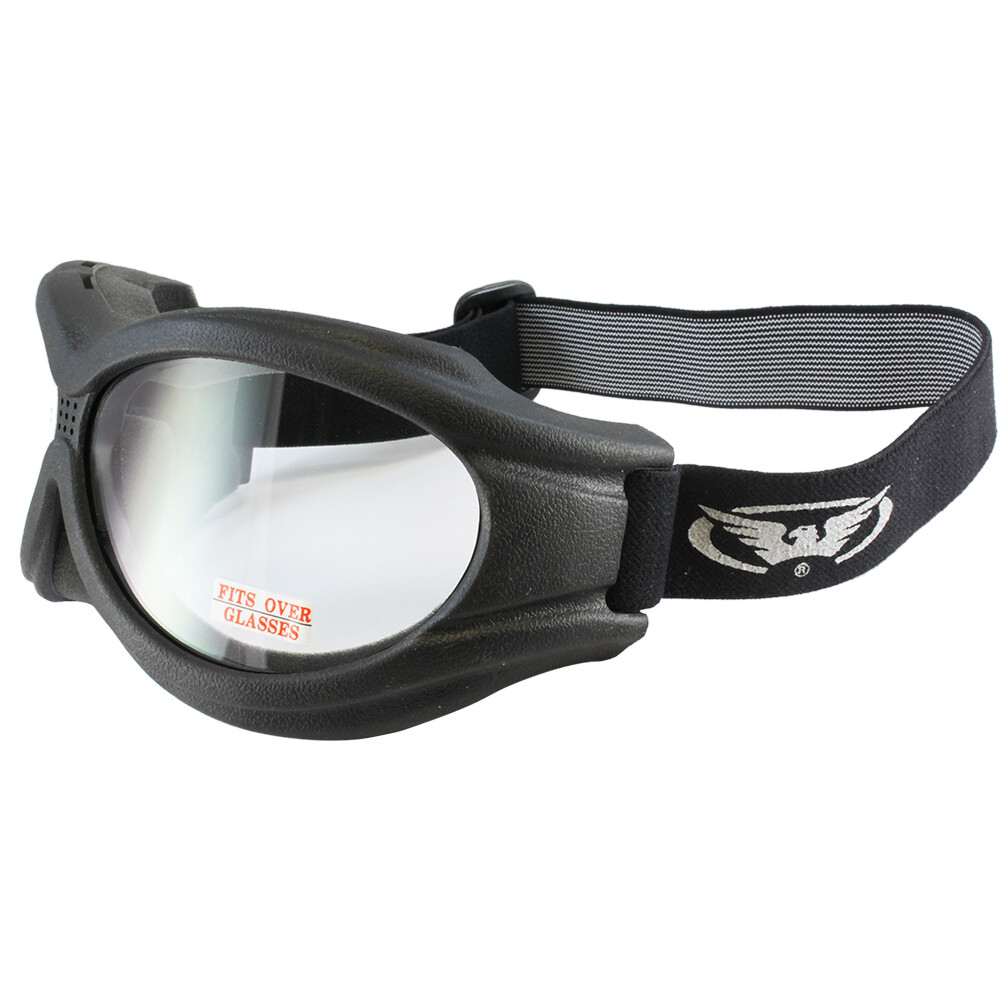 Fit Over Motorcycle Goggles Foam Padded Shatterproof Anti Fog by Global Vision
