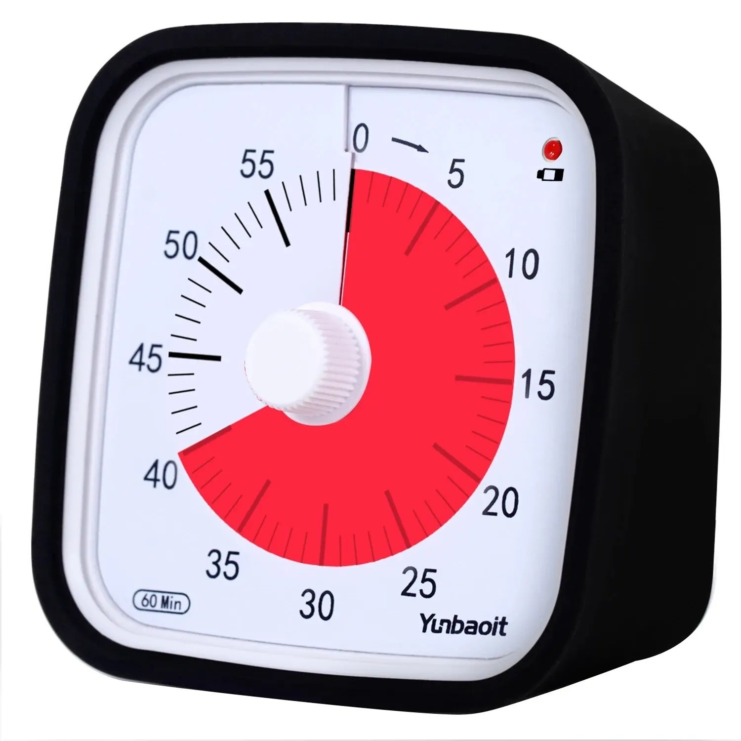 60 Minute Visual Timer Silent Countdown Clock for Kids Study Classroom Kitchen