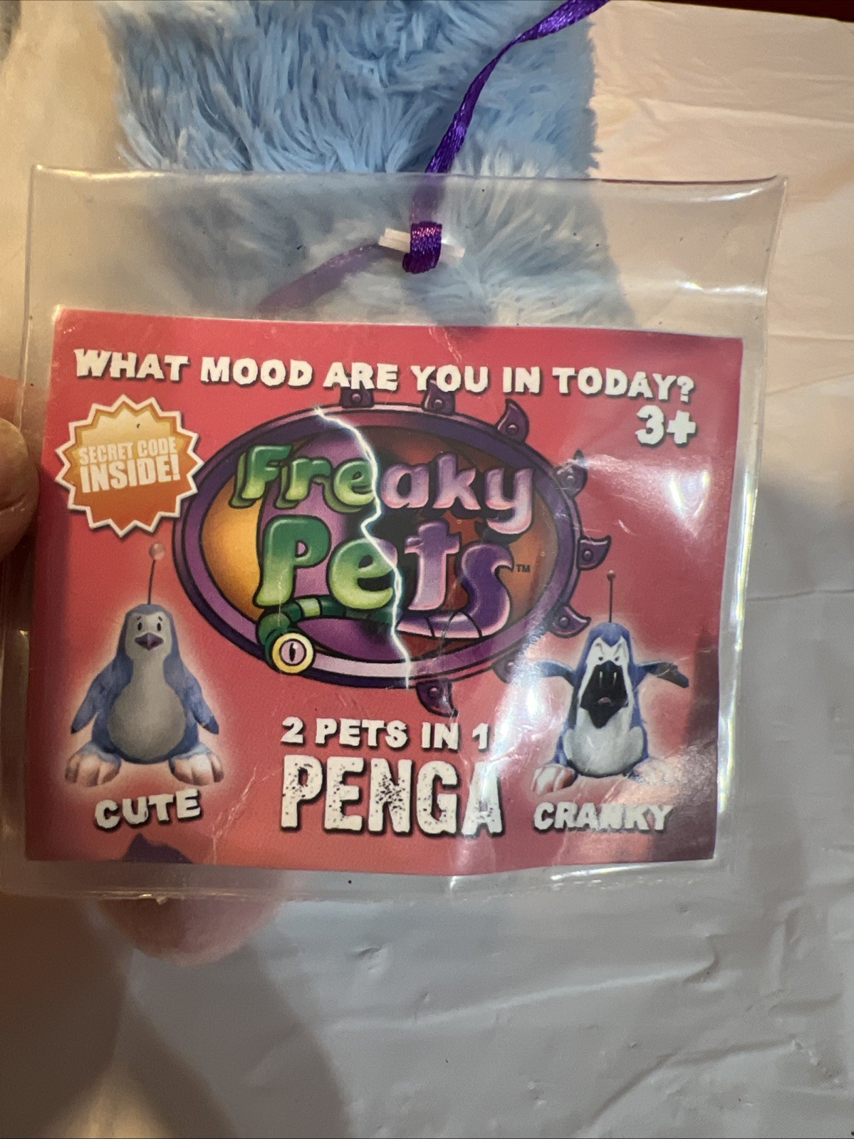 Abandon Interactive Freaky Pets Reversible Plush Stuffed Monster 2 in 1 Penga