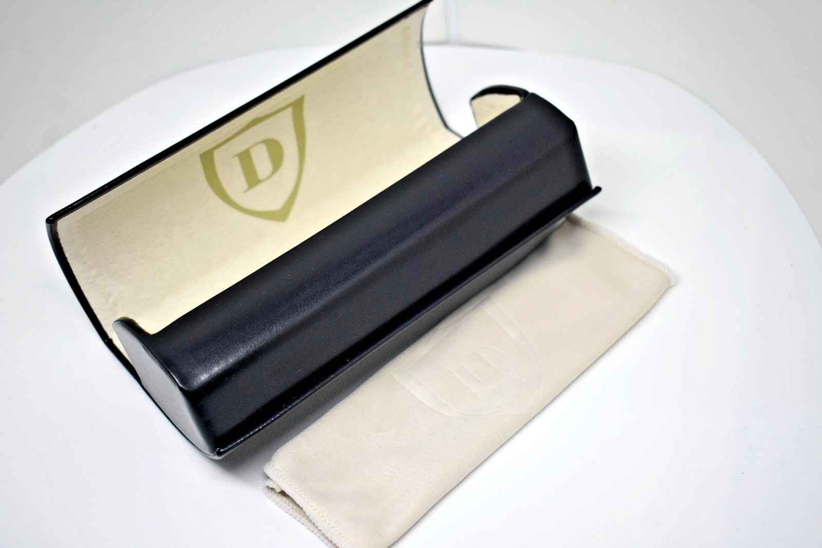DITA Glasses Case Eyeglasses Sunglasses Black Size M Leather NEW