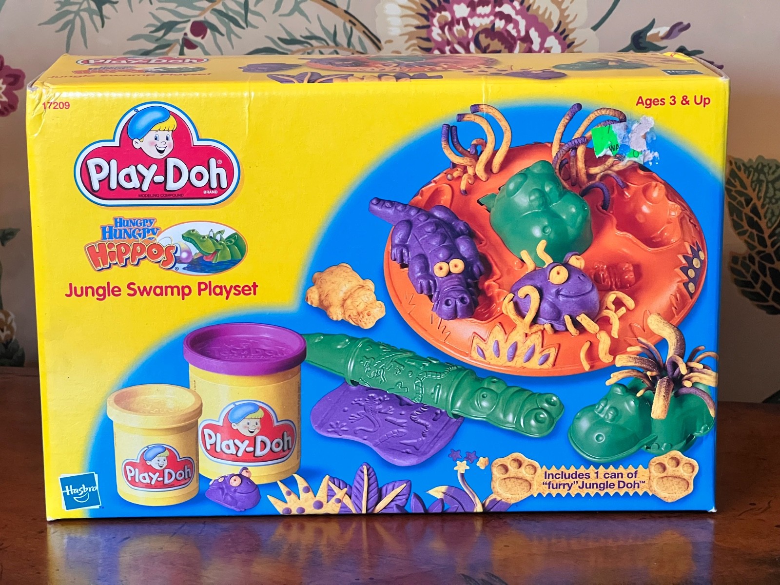 Play-Doh Vintage 1999 Jungle Swamp Hungry Hungry Hippos Playset Sealed NEW!