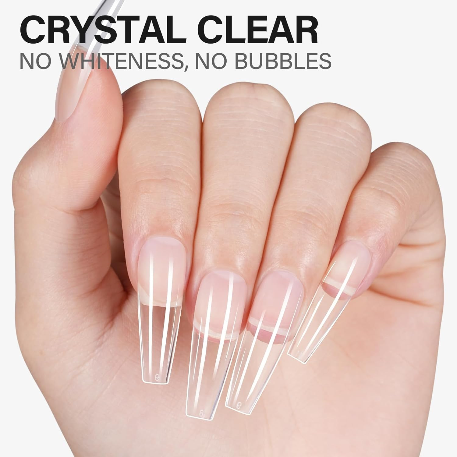 Solid Gel Nail Glue for Nail Tips Strong Nail Glue for Press Ons Professional Fa