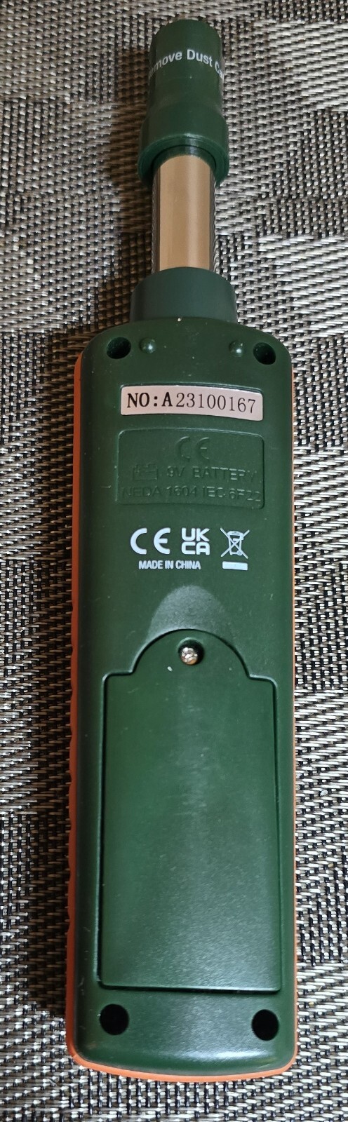 Extech Precision Psychrometer RH390 w/Case; Temp, Humidity, Dew Point, Wet Bulb