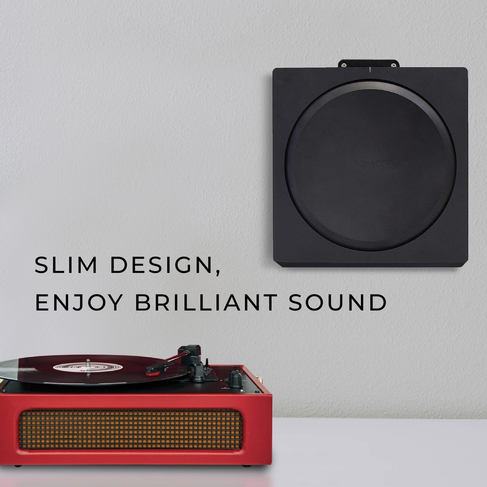 Wall Mount Compatible with Sonos Amp Wall Mount, Mounting Bracket for Sonos Wire