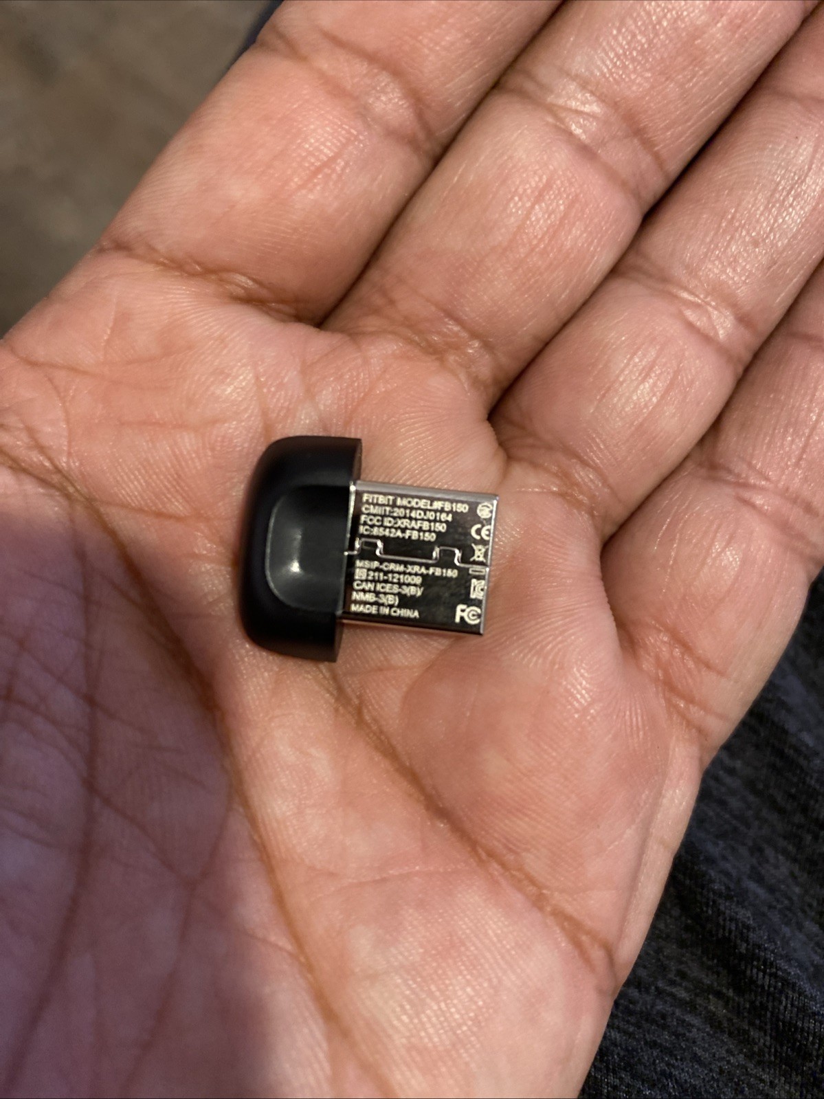 Fitbit FB150, USB Wireless Sync Dongle, Black, Genuine, Used, Free Shipping