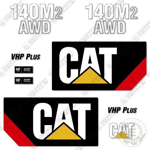 Fits Caterpillar 140M2 AWD Decal Kit Scraper Motor Grader - 7 YEAR 3M VINYL!