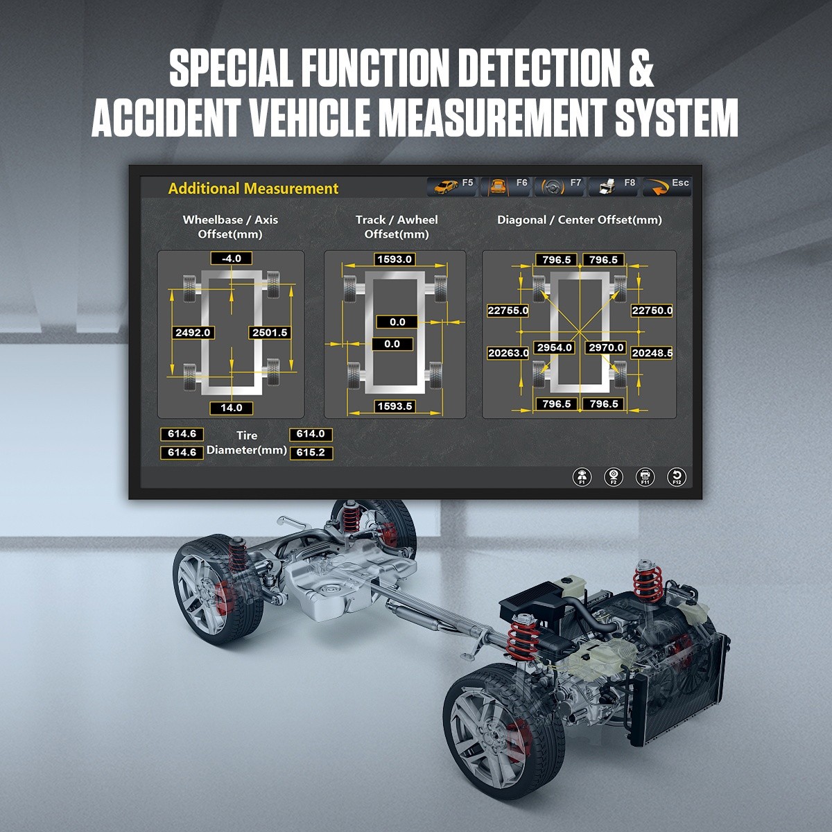 3D Wheel Alignment Machine Wheel Aligner Win System Cloud Service TV Tablet