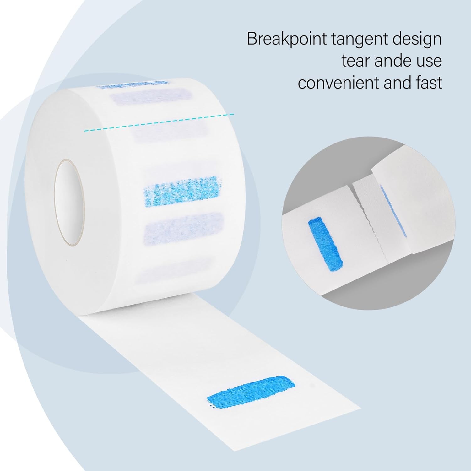 Barber Neck Paper 500 Strips 5 Rolls Disposable Supply