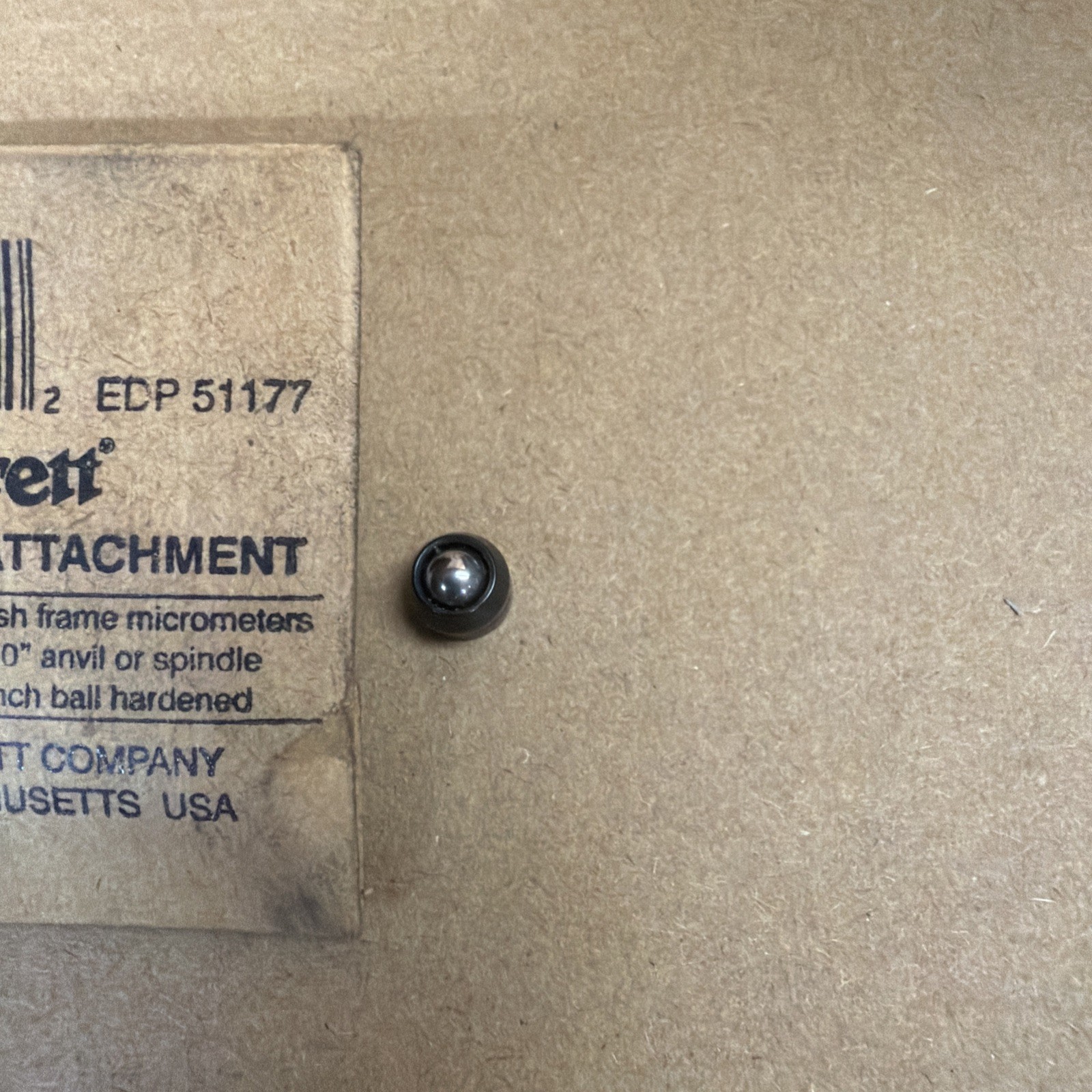 STARRETT 247D Micrometer Ball Attachment, Made in USA