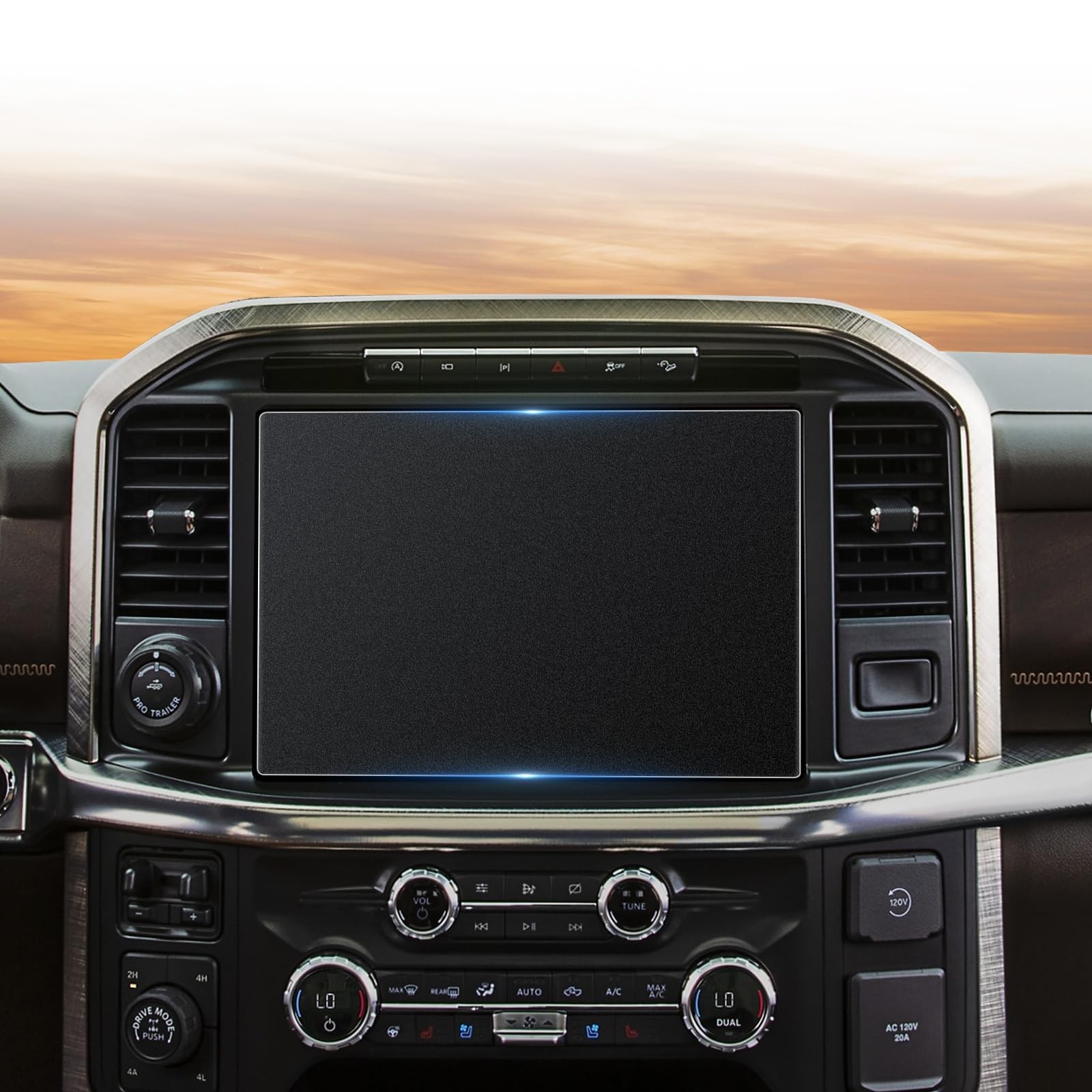 CDEFG F150 12 Inch Matte Tempered Glass, 12 Glass