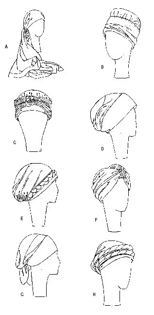 Kwik Sew 4282 Headwraps, Turbans, and Hats Sewing Pattern, Uncut, OOP