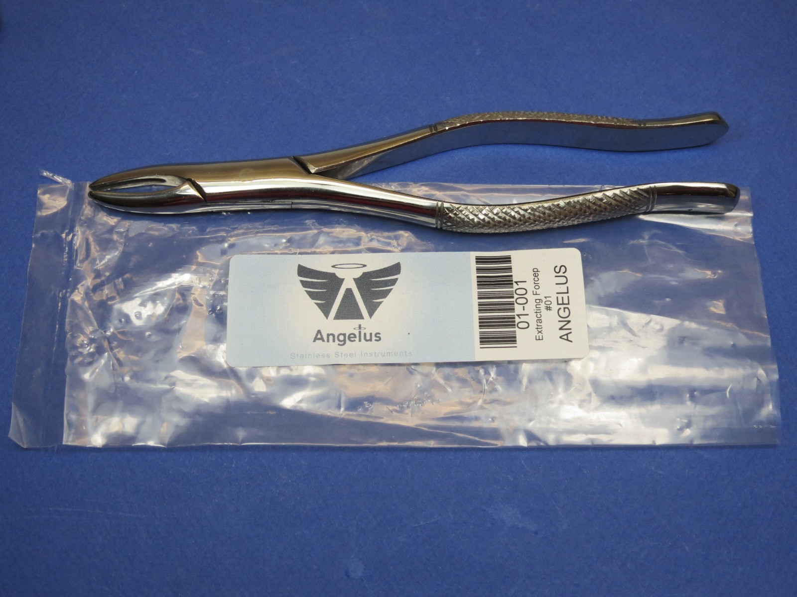 Dental Extracting Forceps # 01 ANGELUS Original 01-001