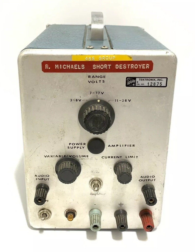 Tektronix Short Destroyer Audio Amplifier Radio Test Equipment Rare Specialty