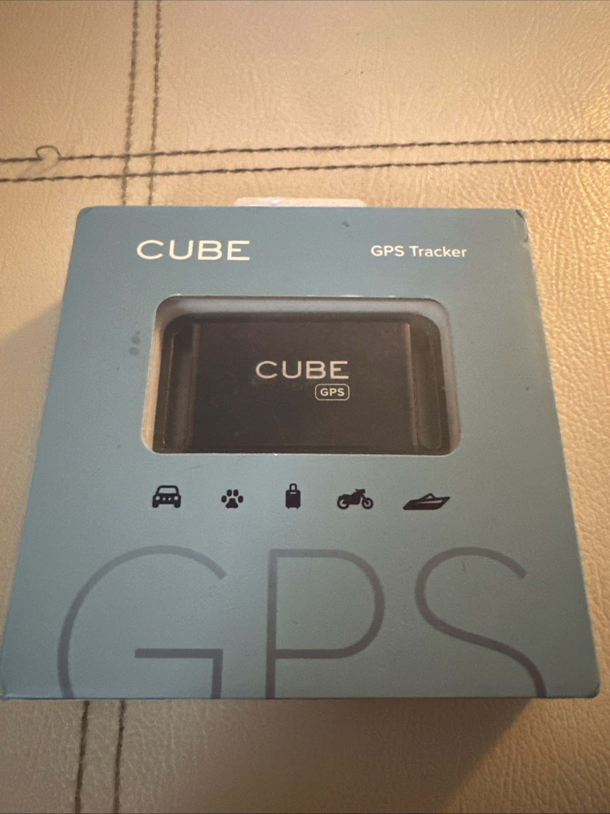 Cube GPS Tracker, Waterproof, Worldwide Coverage Real-Time Tracking New Sealed