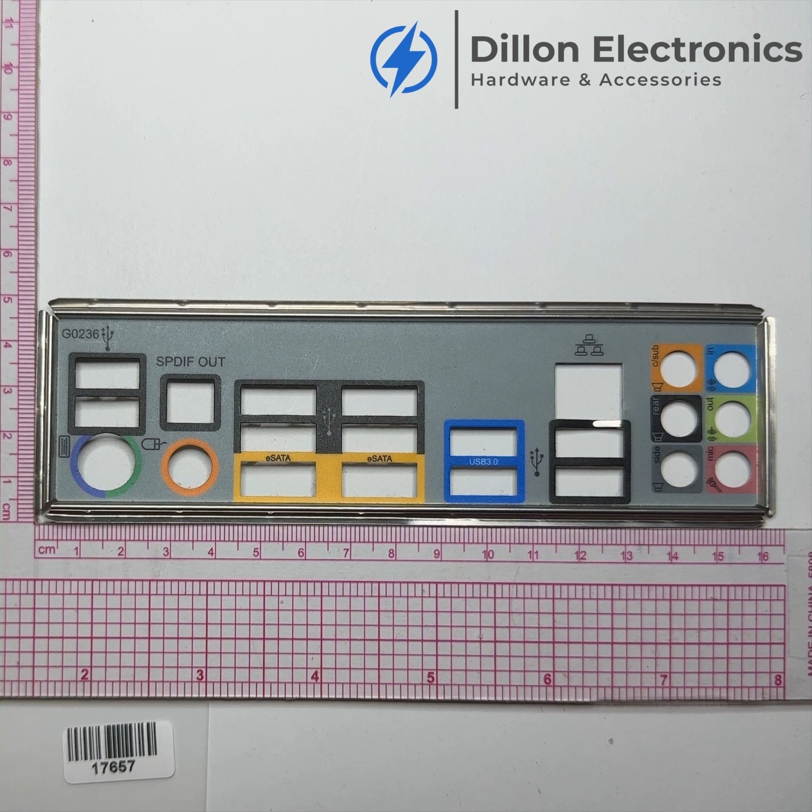 ATX Motherboard IO Shield Backplate Rear I/O Plate Unknown Compatibility