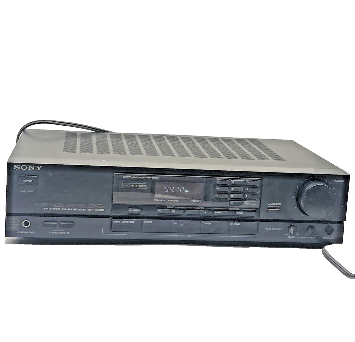 SONY STR-AV200 AM/FM AV/Stereo Receiver TESTED - WORKS
