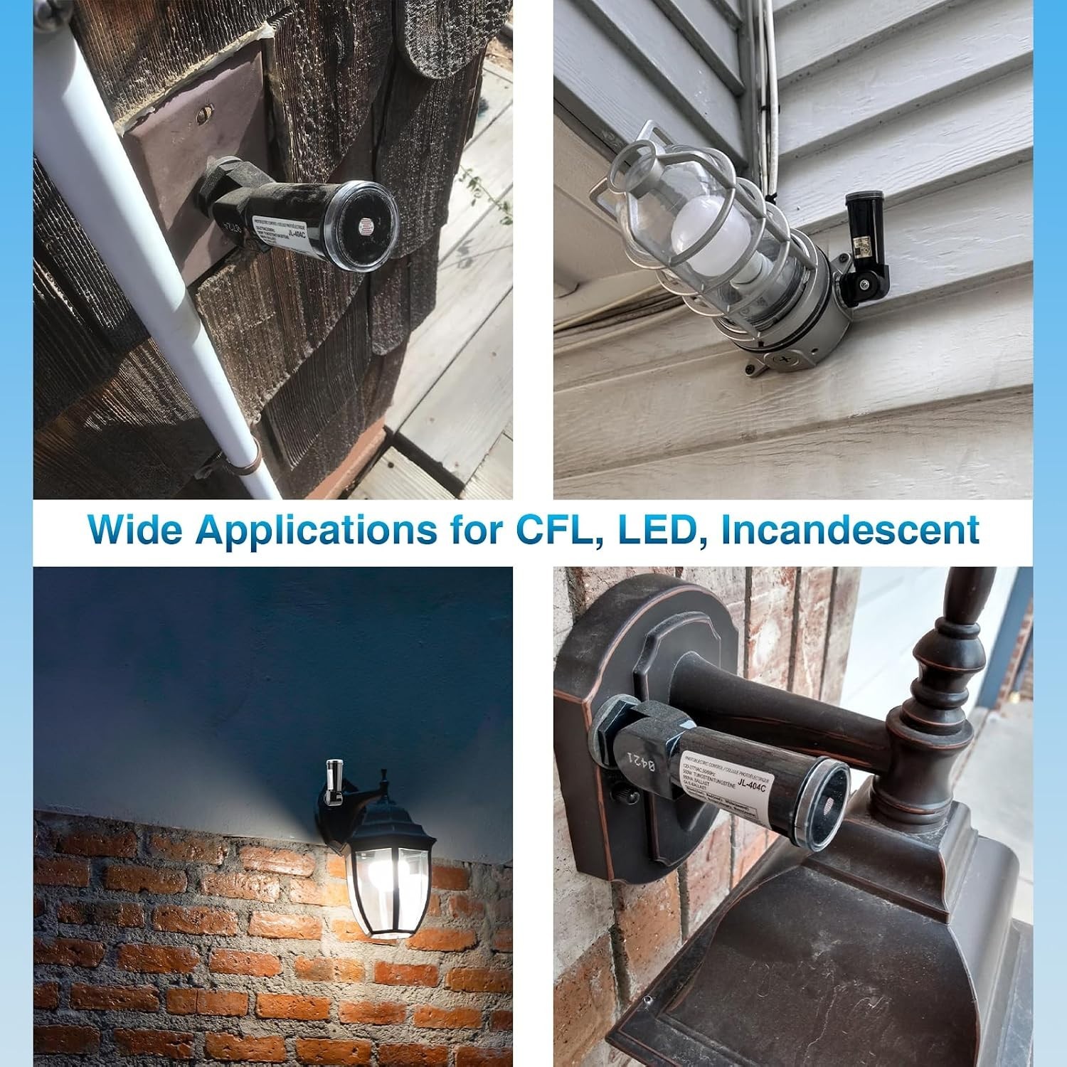 Innovative Automatic On/Off Lighting Control - Dusk to Dawn Sensor Rated