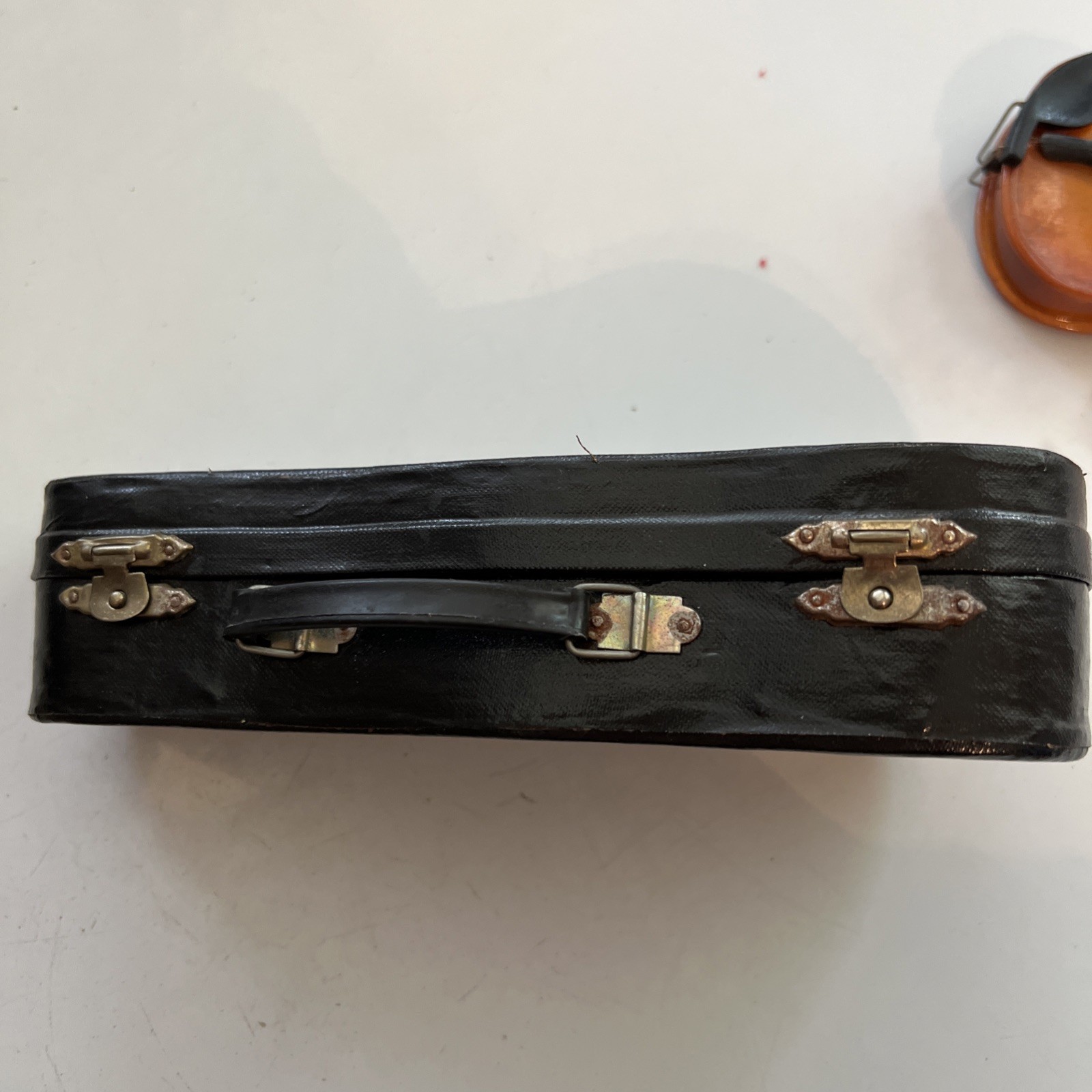 Miniature Violin Musical Instrument In Case With Bow
