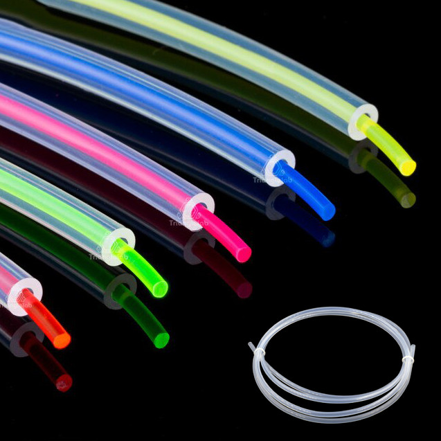 3D Printer 2*4mm Transparent Clear PTFE Tube Teflon Pipe Jhead hotend RepRap